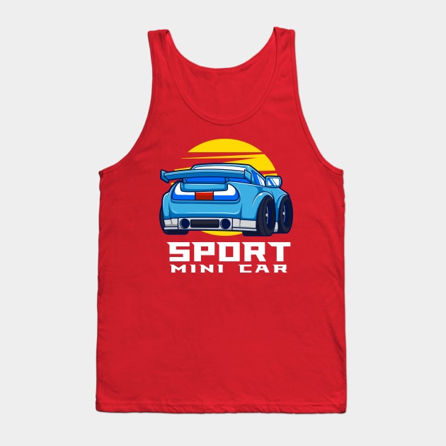 Mini Car Sport Tank Top by Harrisaputra